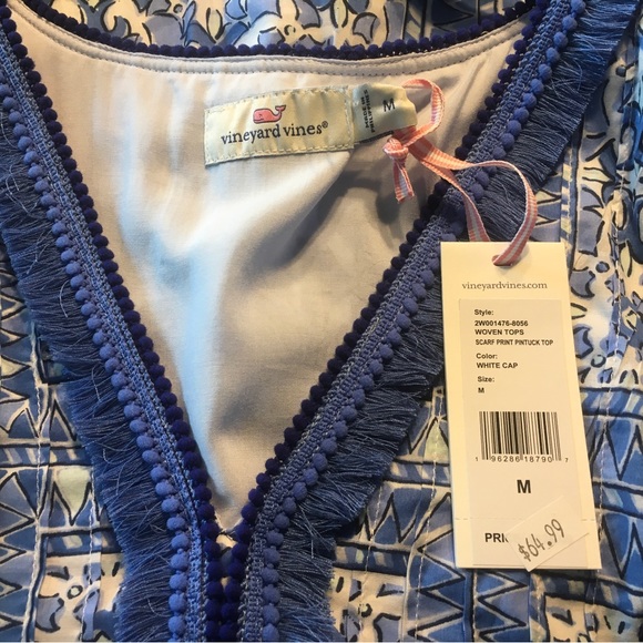 Adorable Vineyard Vine fringed tank - NWT - Picture 4 of 4